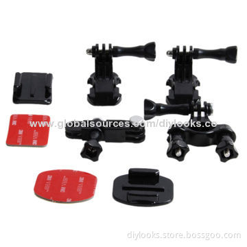 TMC Bike Helmet and Tube Mount Set for GoPro Hero 3+/3/2
